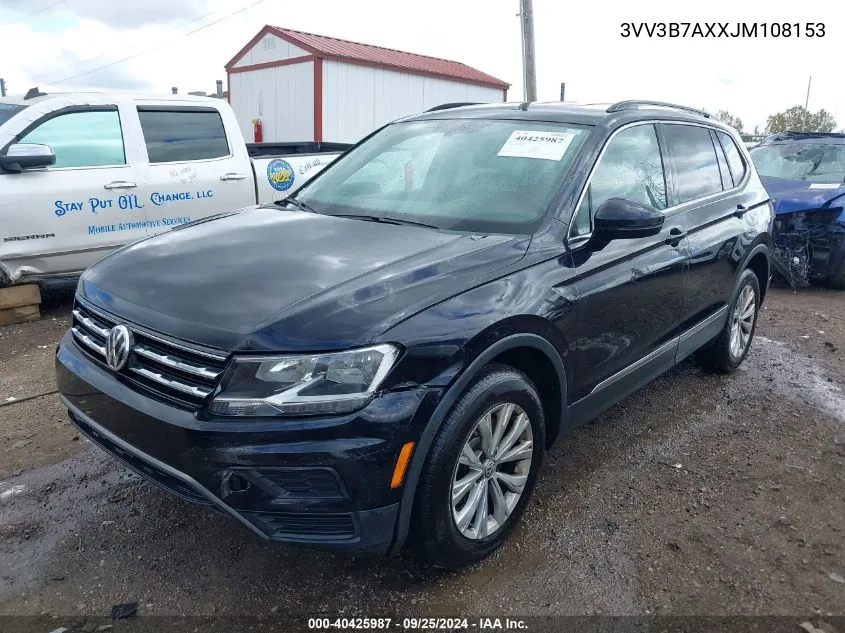 3VV3B7AXXJM108153 2018 Volkswagen Tiguan 2.0T Se/2.0T Sel