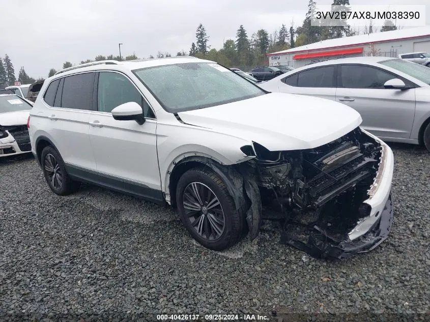 3VV2B7AX8JM038390 2018 Volkswagen Tiguan 2.0T Se/2.0T Sel