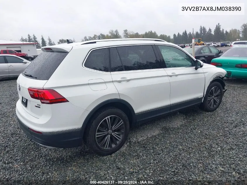 3VV2B7AX8JM038390 2018 Volkswagen Tiguan 2.0T Se/2.0T Sel