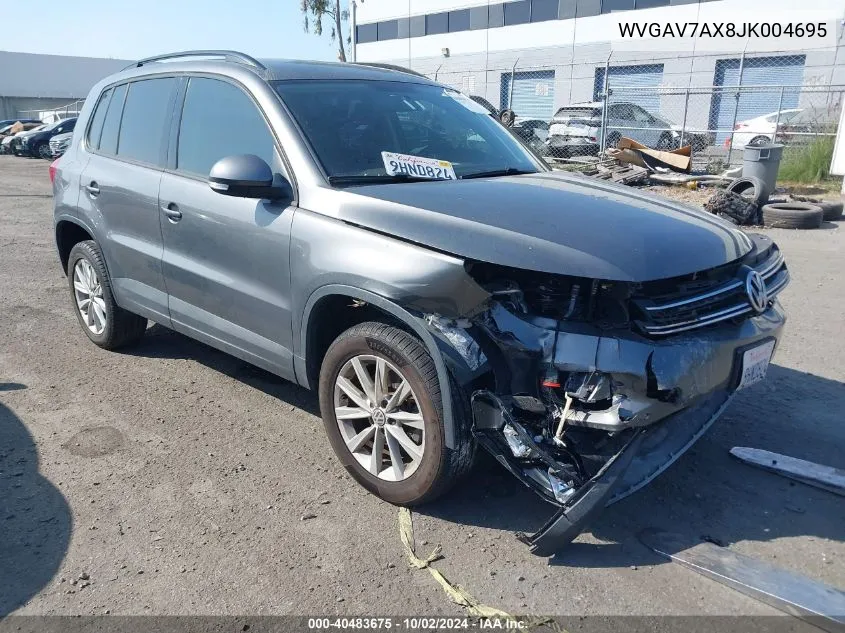 WVGAV7AX8JK004695 2018 Volkswagen Tiguan Limited 2.0T