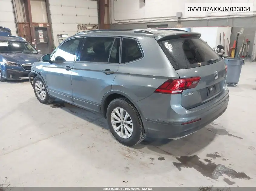 3VV1B7AXXJM033834 2018 Volkswagen Tiguan 2.0T S
