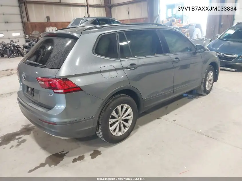 3VV1B7AXXJM033834 2018 Volkswagen Tiguan 2.0T S