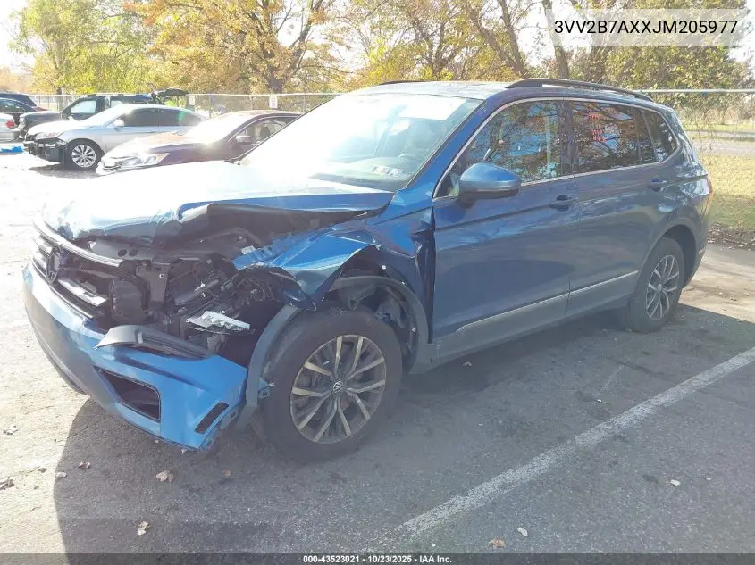 3VV2B7AXXJM205977 2018 Volkswagen Tiguan 2.0T Se/2.0T Sel