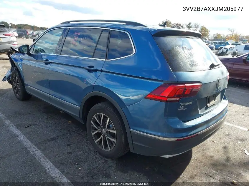 3VV2B7AXXJM205977 2018 Volkswagen Tiguan 2.0T Se/2.0T Sel