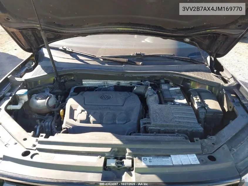 3VV2B7AX4JM169770 2018 Volkswagen Tiguan 2.0T Se/2.0T Sel