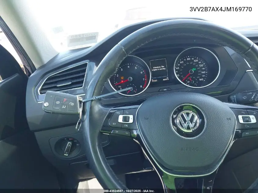 3VV2B7AX4JM169770 2018 Volkswagen Tiguan 2.0T Se/2.0T Sel