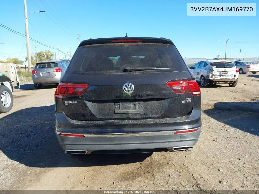 3VV2B7AX4JM169770 2018 Volkswagen Tiguan 2.0T Se/2.0T Sel