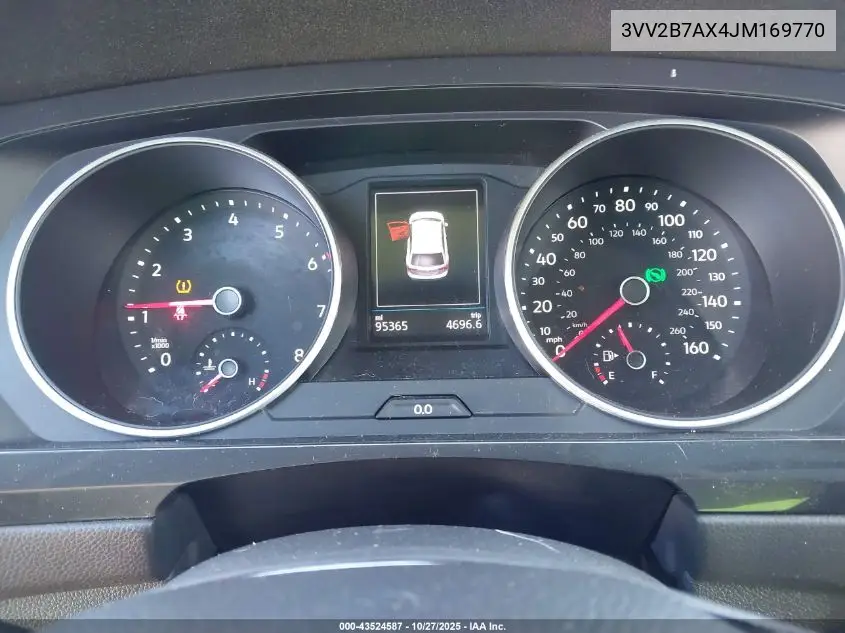 3VV2B7AX4JM169770 2018 Volkswagen Tiguan 2.0T Se/2.0T Sel