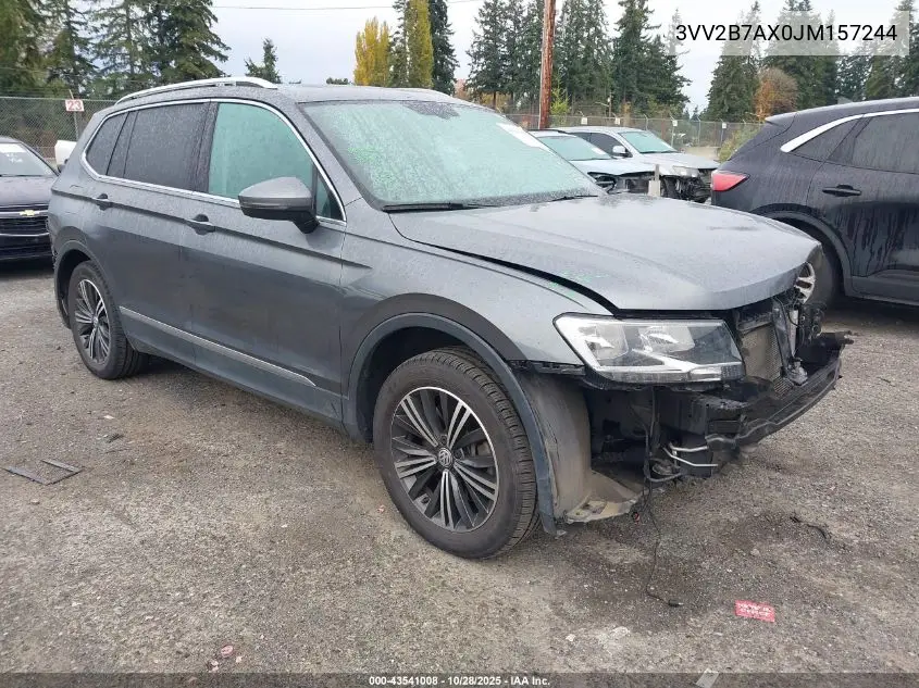 3VV2B7AX0JM157244 2018 Volkswagen Tiguan 2.0T Se/2.0T Sel