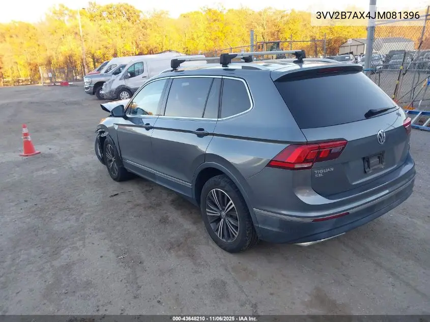 3VV2B7AX4JM081396 2018 Volkswagen Tiguan 2.0T Se/2.0T Sel