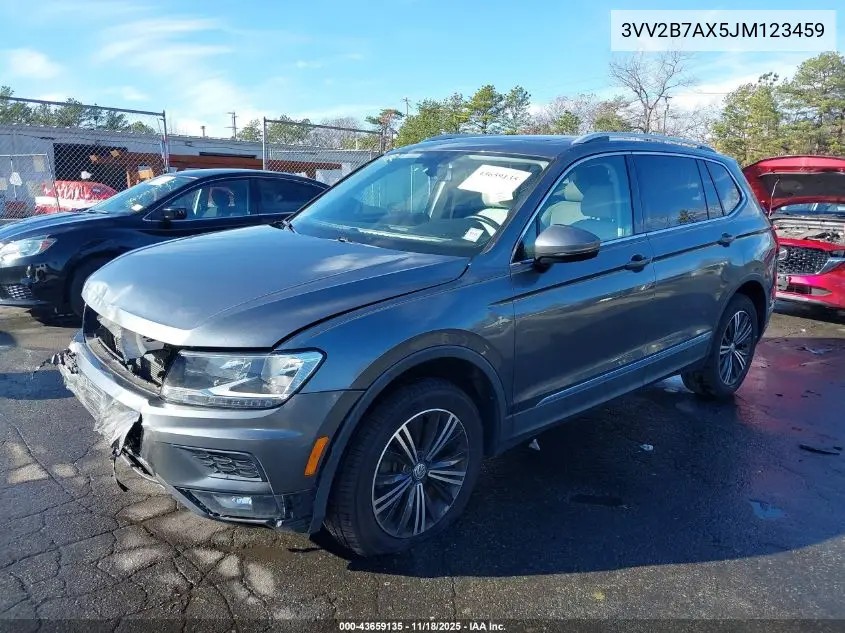 3VV2B7AX5JM123459 2018 Volkswagen Tiguan 2.0T Se/2.0T Sel