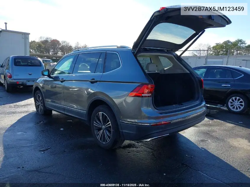 3VV2B7AX5JM123459 2018 Volkswagen Tiguan 2.0T Se/2.0T Sel