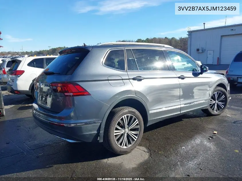 3VV2B7AX5JM123459 2018 Volkswagen Tiguan 2.0T Se/2.0T Sel