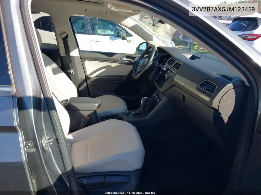 3VV2B7AX5JM123459 2018 Volkswagen Tiguan 2.0T Se/2.0T Sel