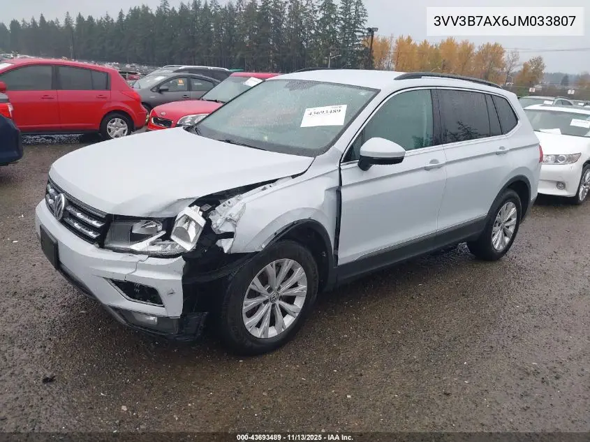 3VV3B7AX6JM033807 2018 Volkswagen Tiguan