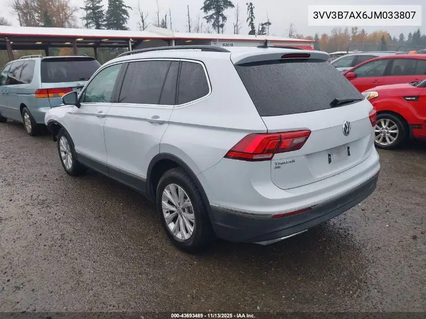 3VV3B7AX6JM033807 2018 Volkswagen Tiguan