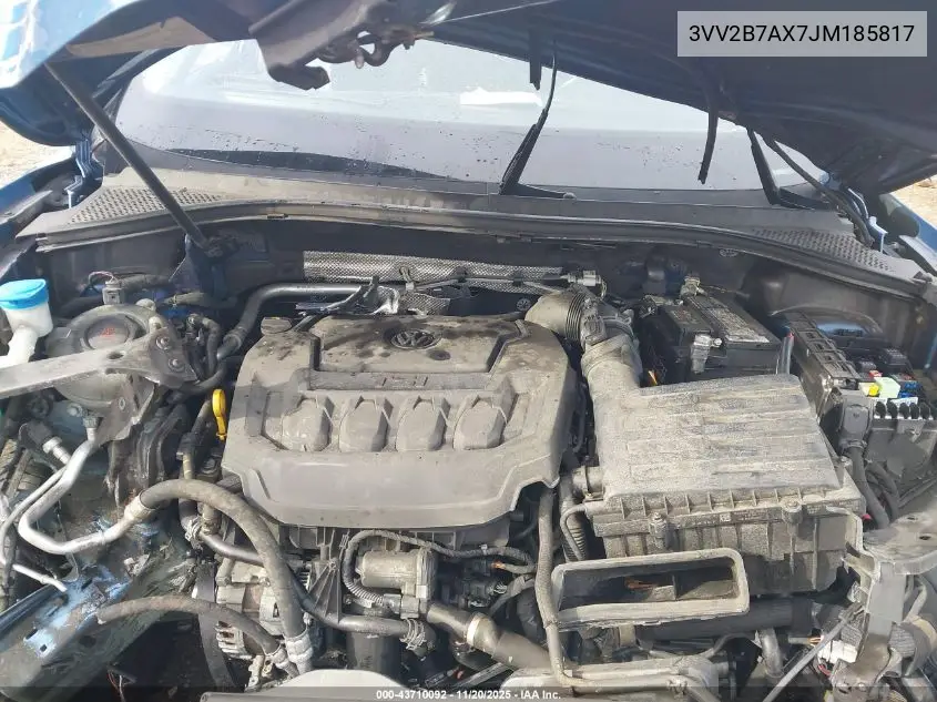 3VV2B7AX7JM185817 2018 Volkswagen Tiguan 2.0T Se/2.0T Sel