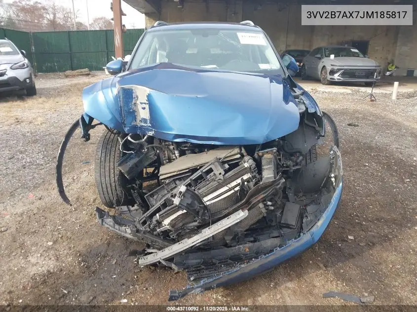 3VV2B7AX7JM185817 2018 Volkswagen Tiguan 2.0T Se/2.0T Sel