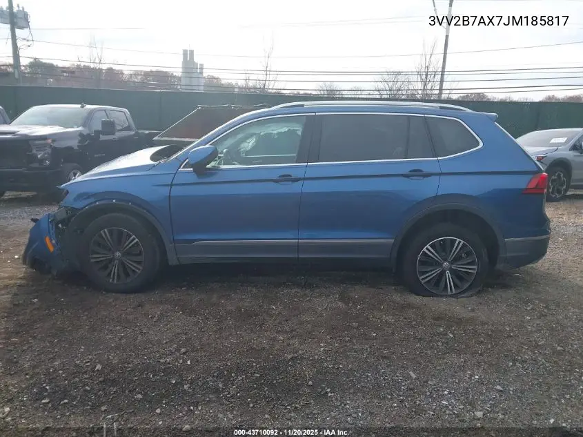 3VV2B7AX7JM185817 2018 Volkswagen Tiguan 2.0T Se/2.0T Sel
