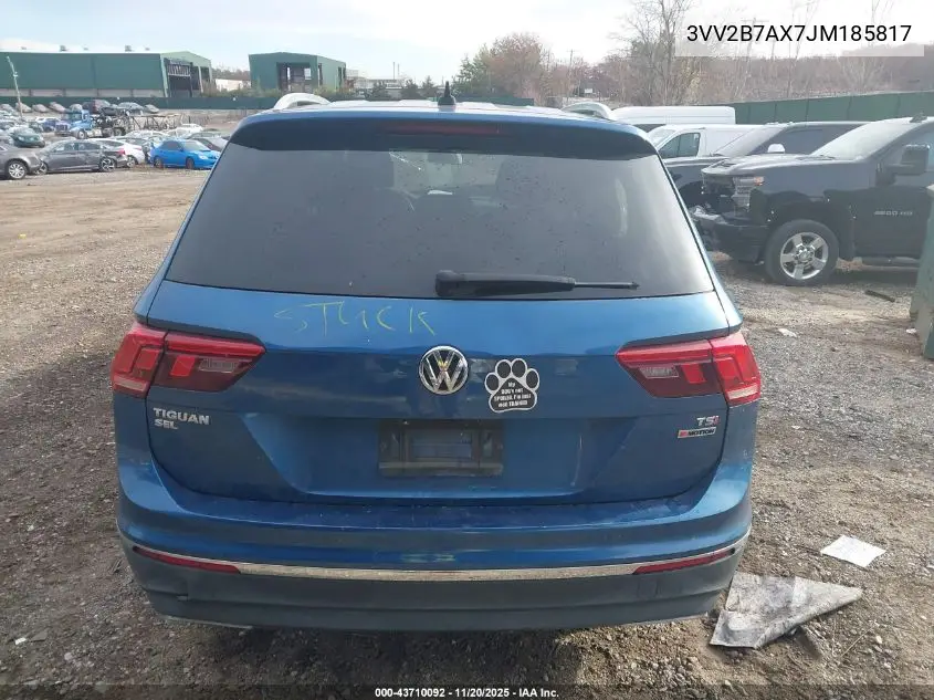 3VV2B7AX7JM185817 2018 Volkswagen Tiguan 2.0T Se/2.0T Sel