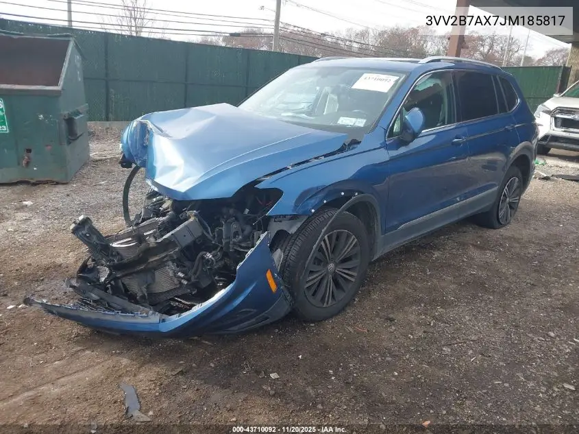3VV2B7AX7JM185817 2018 Volkswagen Tiguan 2.0T Se/2.0T Sel
