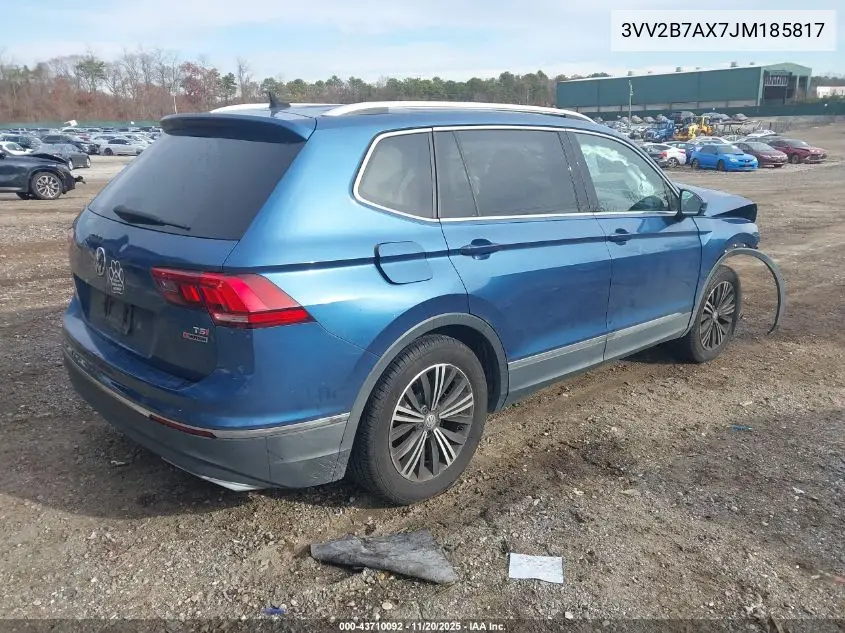 3VV2B7AX7JM185817 2018 Volkswagen Tiguan 2.0T Se/2.0T Sel