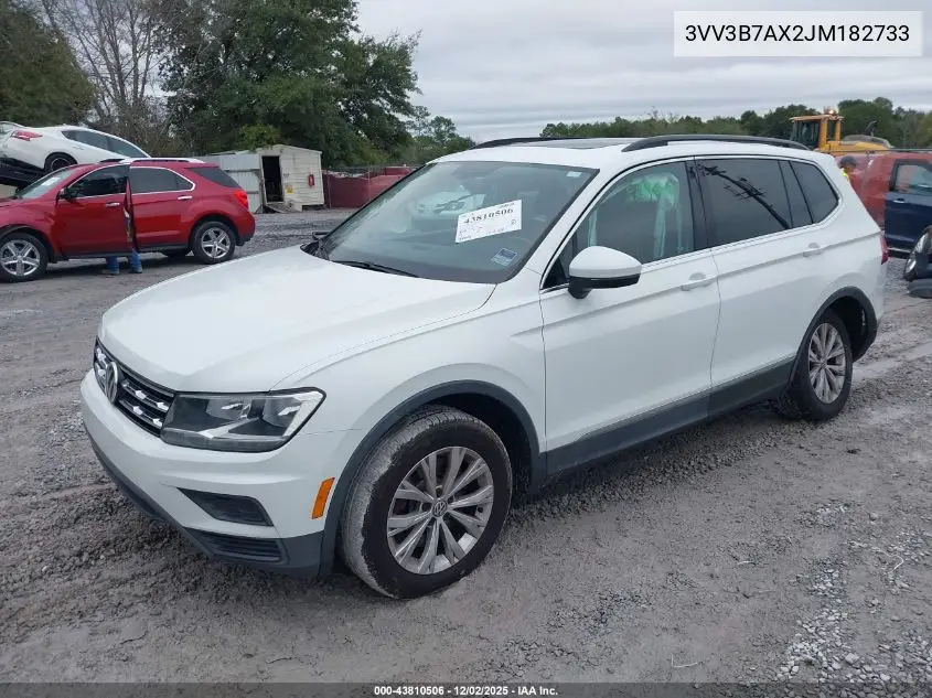 3VV3B7AX2JM182733 2018 Volkswagen Tiguan 2.0T Se/2.0T Sel