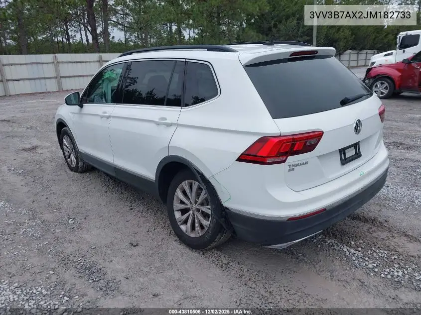 3VV3B7AX2JM182733 2018 Volkswagen Tiguan 2.0T Se/2.0T Sel
