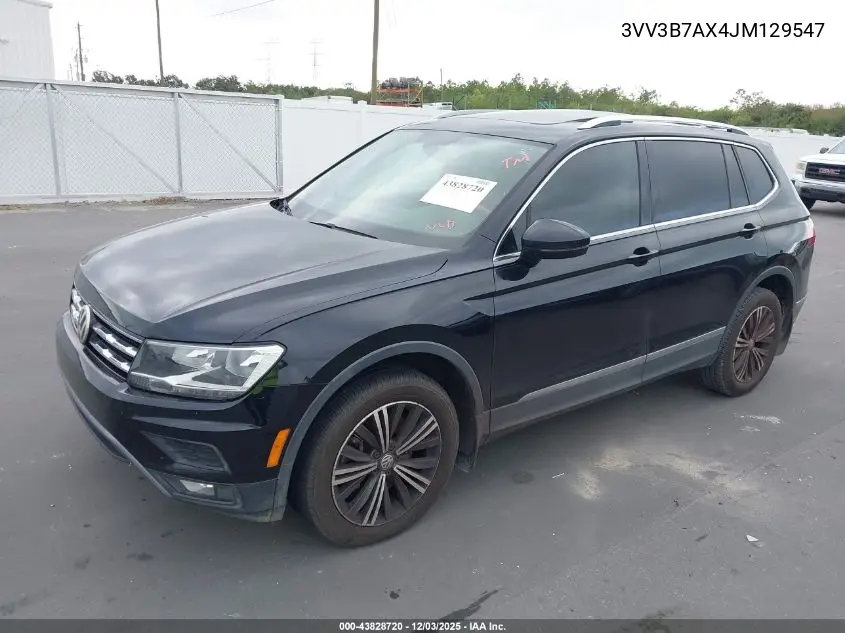 3VV3B7AX4JM129547 2018 Volkswagen Tiguan 2.0T Se/2.0T Sel