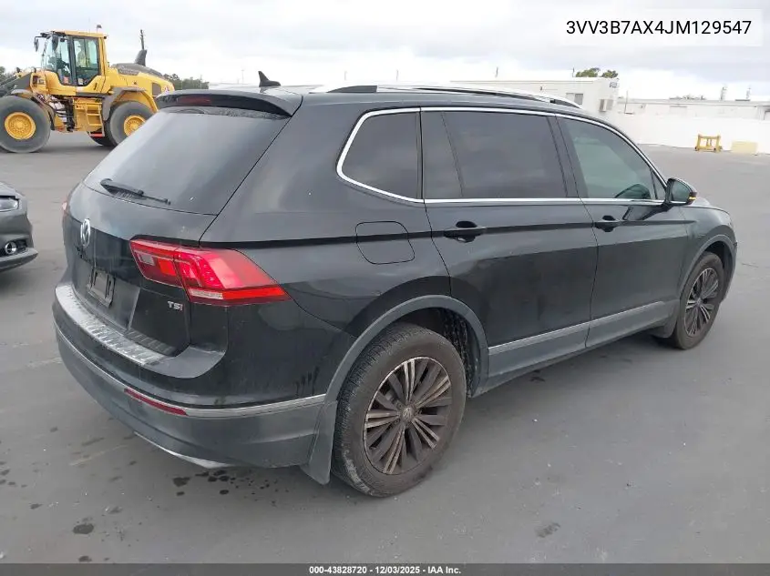 3VV3B7AX4JM129547 2018 Volkswagen Tiguan 2.0T Se/2.0T Sel