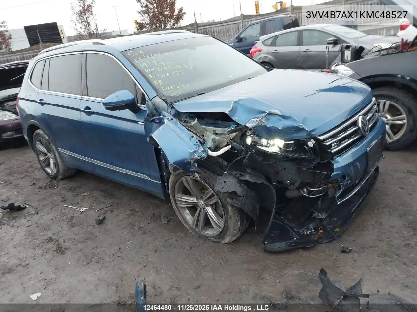 3VV4B7AX1KM048527 2019 Volkswagen Tiguan Highline