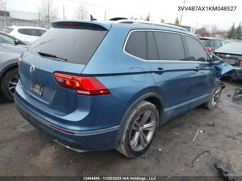 3VV4B7AX1KM048527 2019 Volkswagen Tiguan Highline