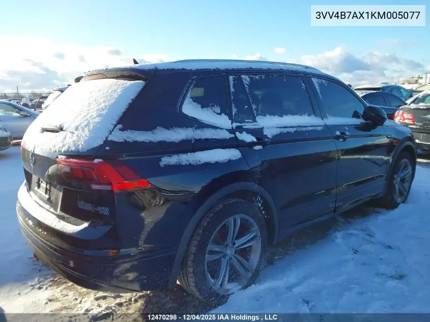 3VV4B7AX1KM005077 2019 Volkswagen Tiguan