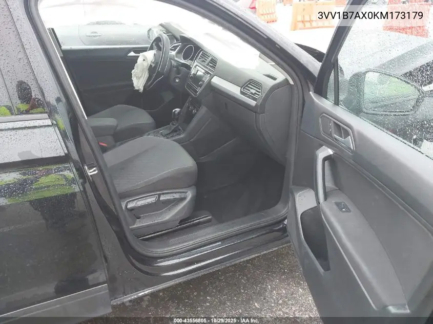3VV1B7AX0KM173179 2019 Volkswagen Tiguan 2.0T S