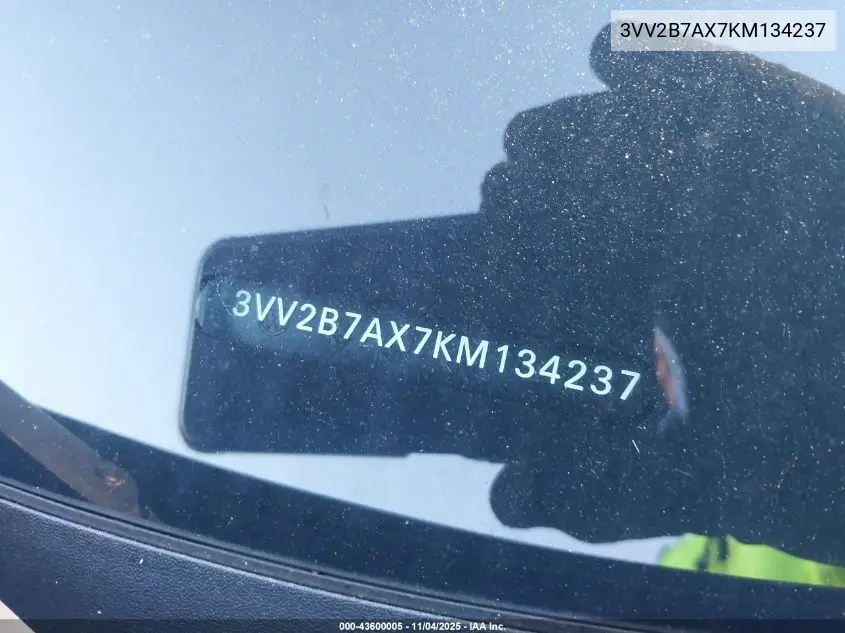 3VV2B7AX7KM134237 2019 Volkswagen Tiguan 2.0T Se/2.0T Sel/2.0T Sel R-Line/2.0T Sel R-Line Black