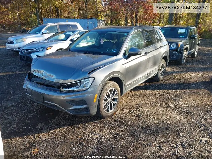 3VV2B7AX7KM134237 2019 Volkswagen Tiguan 2.0T Se/2.0T Sel/2.0T Sel R-Line/2.0T Sel R-Line Black