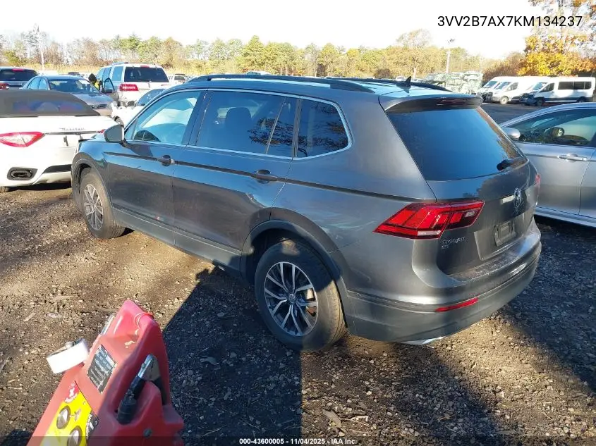 3VV2B7AX7KM134237 2019 Volkswagen Tiguan 2.0T Se/2.0T Sel/2.0T Sel R-Line/2.0T Sel R-Line Black
