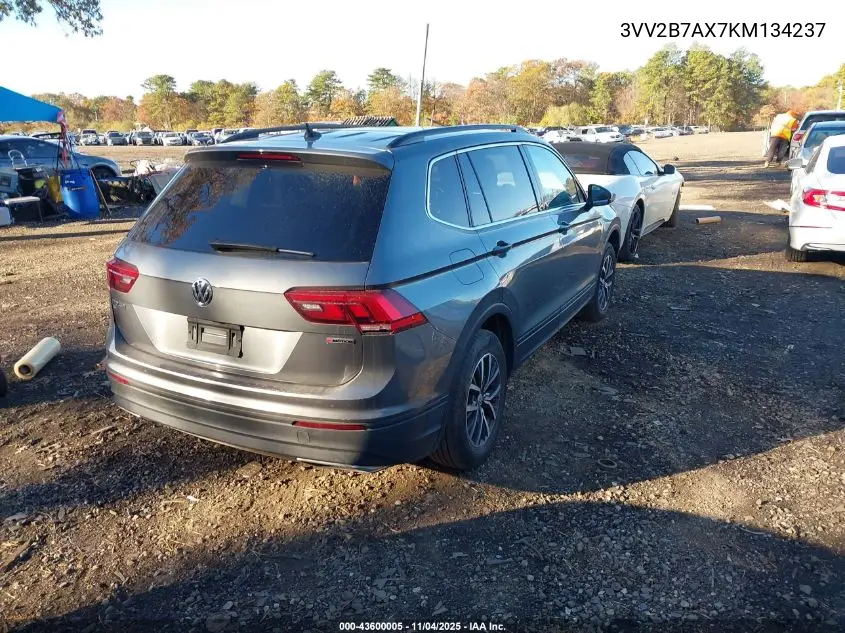 3VV2B7AX7KM134237 2019 Volkswagen Tiguan 2.0T Se/2.0T Sel/2.0T Sel R-Line/2.0T Sel R-Line Black