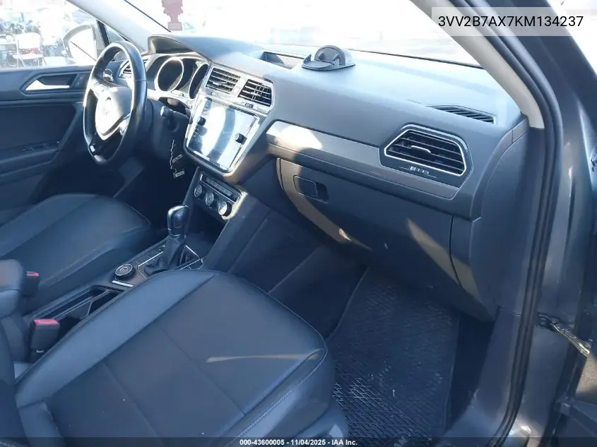 3VV2B7AX7KM134237 2019 Volkswagen Tiguan 2.0T Se/2.0T Sel/2.0T Sel R-Line/2.0T Sel R-Line Black