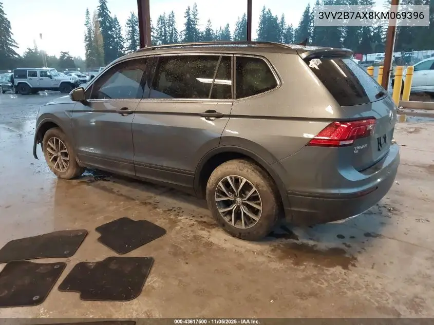 3VV2B7AX8KM069396 2019 Volkswagen Tiguan 2.0T Se/2.0T Sel/2.0T Sel R-Line/2.0T Sel R-Line Black