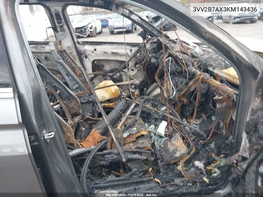 3VV2B7AX3KM143436 2019 Volkswagen Tiguan 2.0T Se/2.0T Sel/2.0T Sel R-Line/2.0T Sel R-Line Black