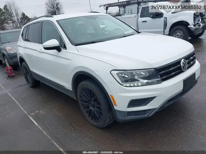 3VV2B7AXXKM085552 2019 Volkswagen Tiguan 2.0T Se/2.0T Sel/2.0T Sel R-Line/2.0T Sel R-Line Black