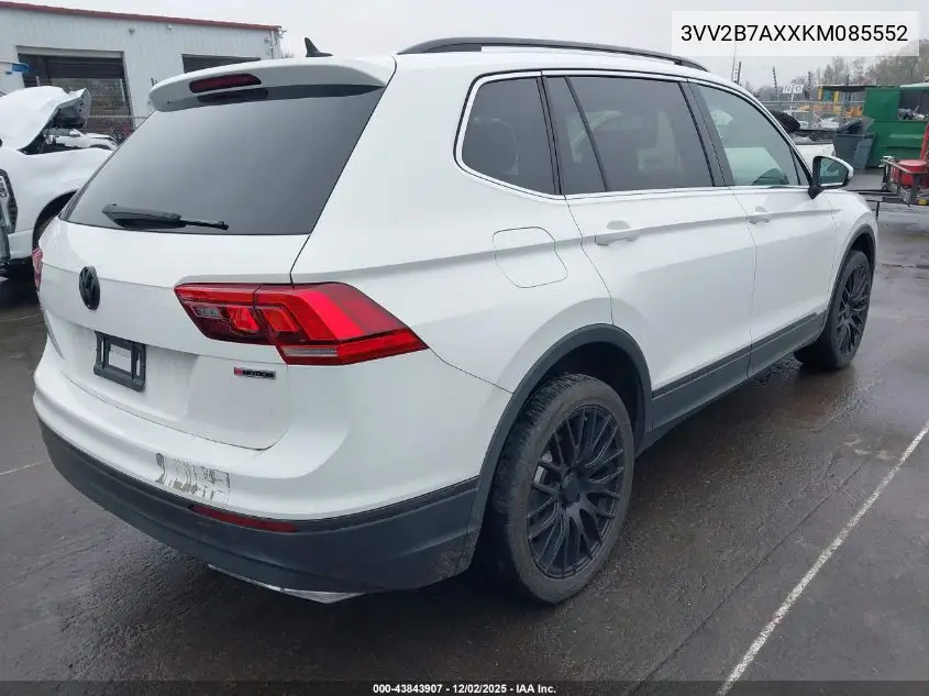 3VV2B7AXXKM085552 2019 Volkswagen Tiguan 2.0T Se/2.0T Sel/2.0T Sel R-Line/2.0T Sel R-Line Black