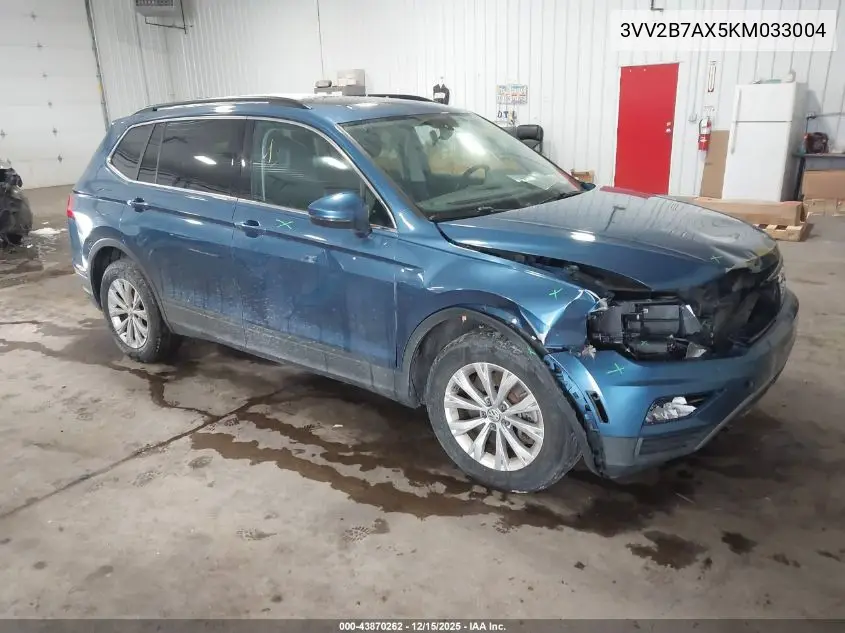 3VV2B7AX5KM033004 2019 Volkswagen Tiguan 2.0T Se/2.0T Sel/2.0T Sel R-Line/2.0T Sel R-Line Black