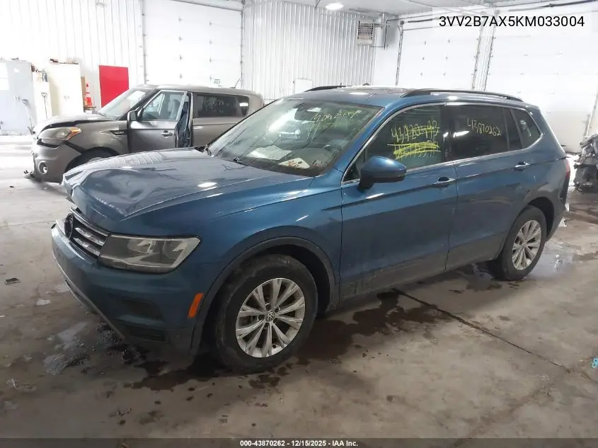 3VV2B7AX5KM033004 2019 Volkswagen Tiguan 2.0T Se/2.0T Sel/2.0T Sel R-Line/2.0T Sel R-Line Black