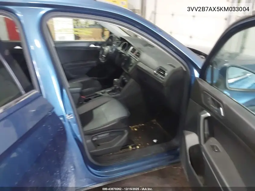 3VV2B7AX5KM033004 2019 Volkswagen Tiguan 2.0T Se/2.0T Sel/2.0T Sel R-Line/2.0T Sel R-Line Black