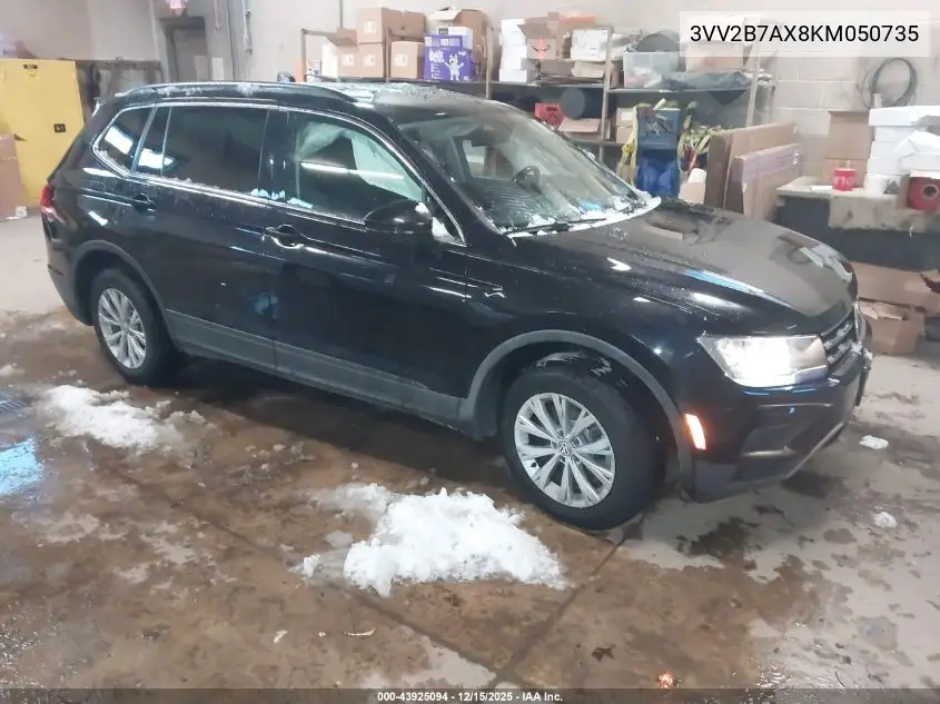 3VV2B7AX8KM050735 2019 Volkswagen Tiguan 2.0T Se/2.0T Sel/2.0T Sel R-Line/2.0T Sel R-Line Black