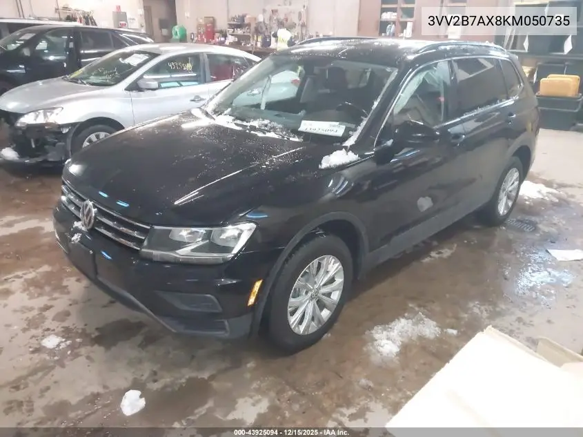 3VV2B7AX8KM050735 2019 Volkswagen Tiguan 2.0T Se/2.0T Sel/2.0T Sel R-Line/2.0T Sel R-Line Black