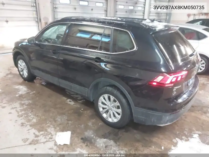 3VV2B7AX8KM050735 2019 Volkswagen Tiguan 2.0T Se/2.0T Sel/2.0T Sel R-Line/2.0T Sel R-Line Black