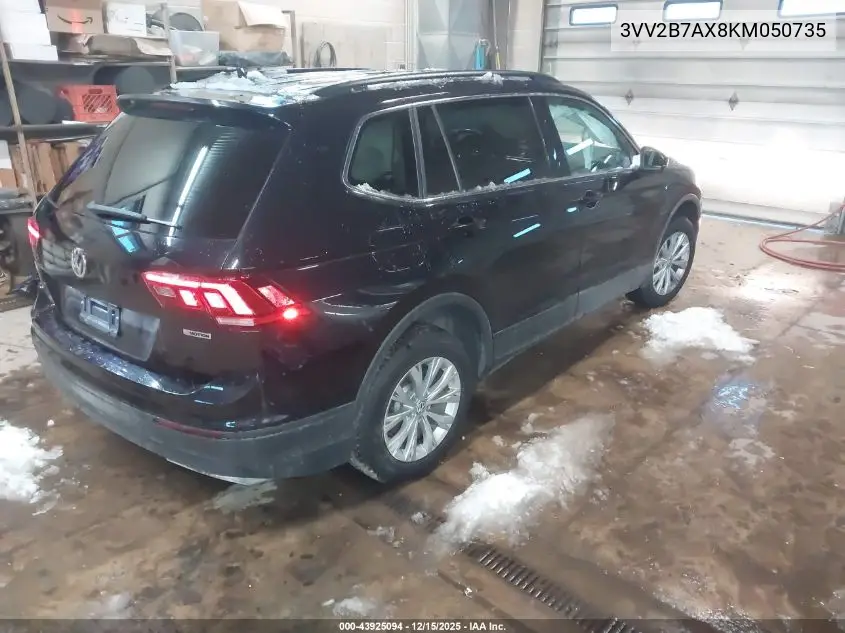3VV2B7AX8KM050735 2019 Volkswagen Tiguan 2.0T Se/2.0T Sel/2.0T Sel R-Line/2.0T Sel R-Line Black